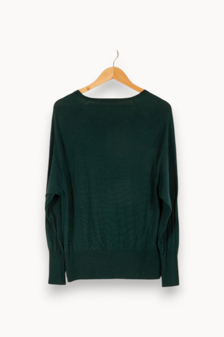 Pull vert foncé - Taille M/38 de la marque Comptoir des Cotonniers | PARAD44500 - Vendu par Paradigme - Image 3