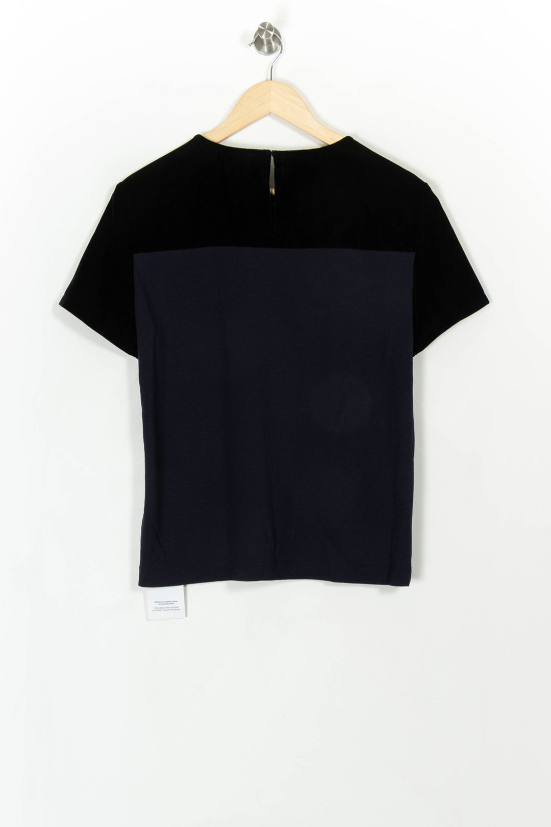 T-shirt bleu et noir - Taille M/38 de la marque Gerard Darel | PARAD44507 - Vendu par Paradigme - Image 4