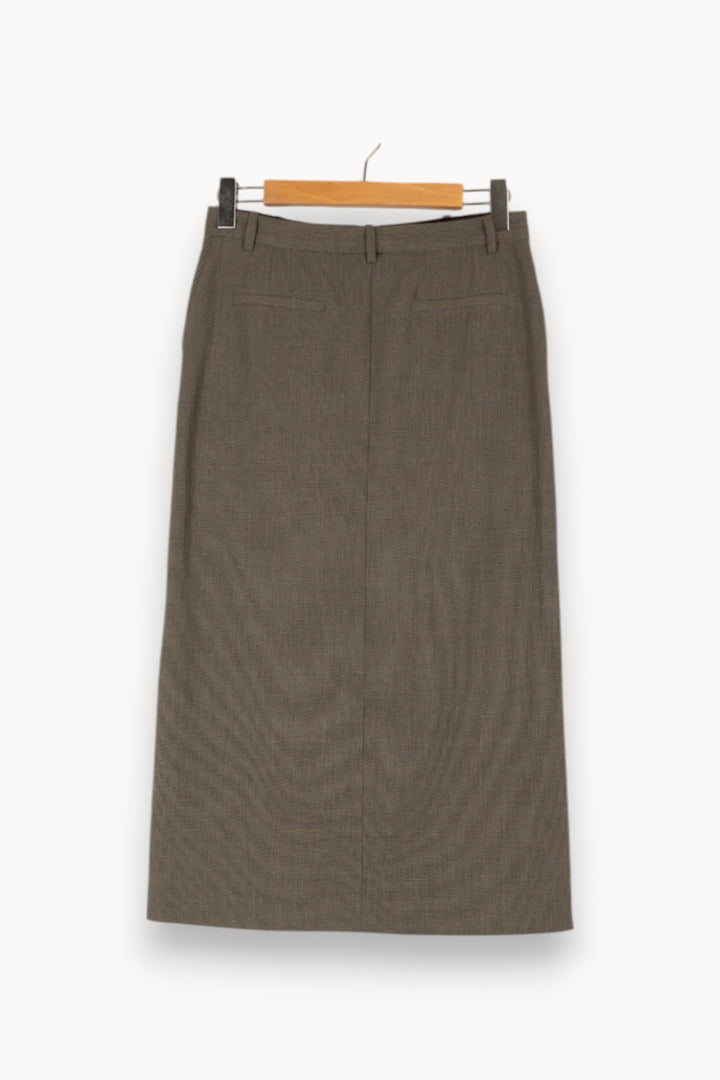 Jupe longue grise - Taille M/38 de la marque IKKS | PARAD44522 - Vendu par Paradigme - Image 3