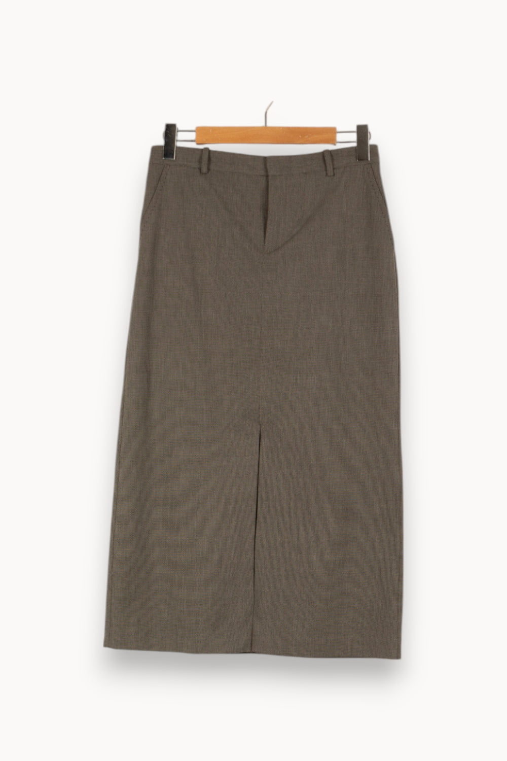 Jupe longue grise - Taille M/38 de la marque IKKS | PARAD44522 - Vendu par Paradigme - Image 1
