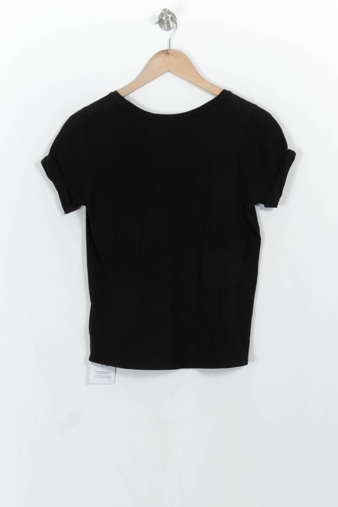 T-shirt noir "Féline" - Taille S/36 de la marque La Fée Maraboutée | PARAD44527 - Vendu par Paradigme - Image 4