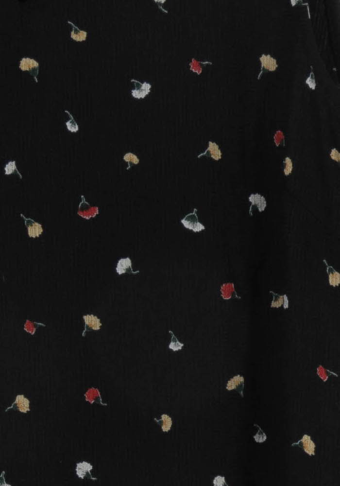 Top noir à motifs - Taille S/36 de la marque La Petite Etoile | PARAD44528 - Vendu par Paradigme - Image 3