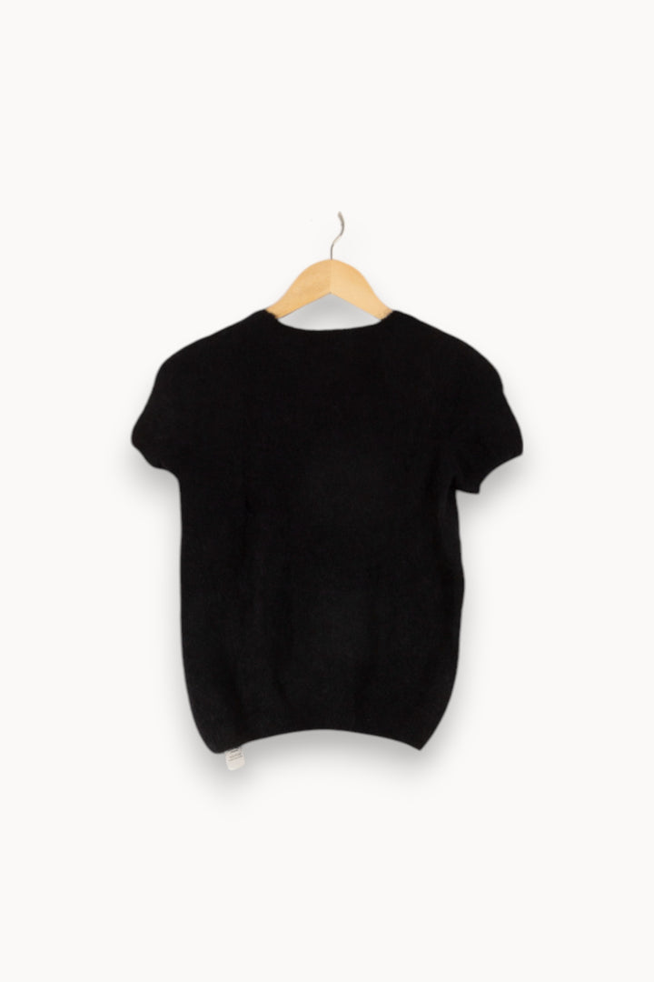 Pull à manches courtes bleu foncé - Taille S/36 de la marque Des petits hauts | PARAD44529 - Vendu par Paradigme - Image 3