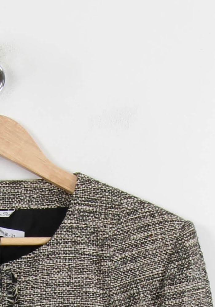 Veste Beige et Noire - Taille XXXL/46 de la marque Marina Rinaldi | PARAD44547 - Vendu par Paradigme - Image 3