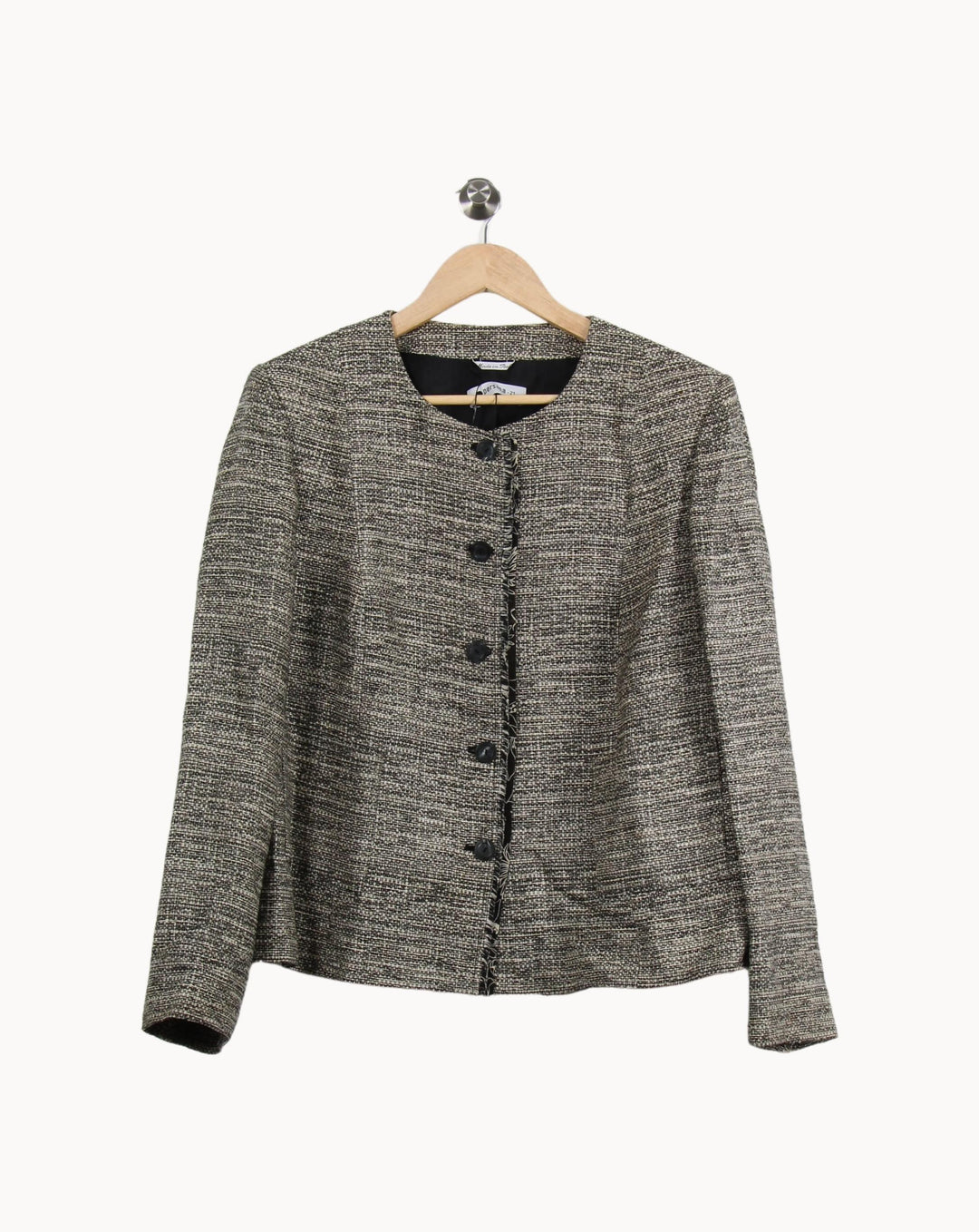 Veste Beige et Noire - Taille XXXL/46 de la marque Marina Rinaldi | PARAD44547 - Vendu par Paradigme - Image 2
