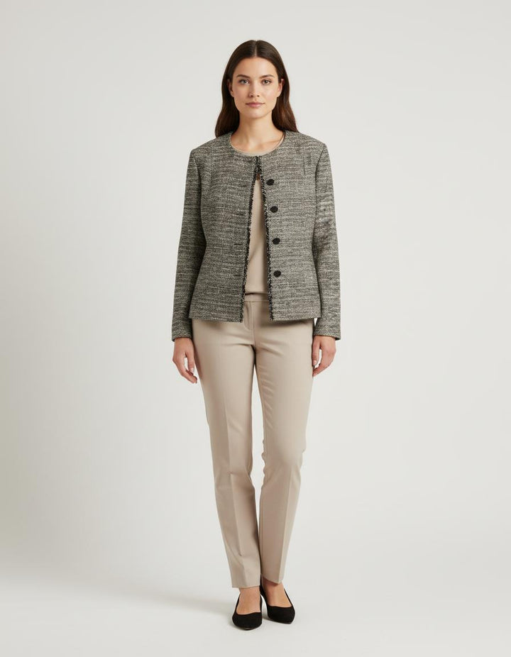 Veste Beige et Noire - Taille XXXL/46 de la marque Marina Rinaldi | PARAD44547 - Vendu par Paradigme - Image 1