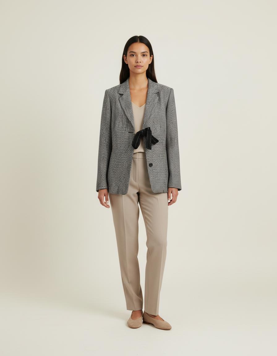 Veste Noir et Blanc - Taille XXXL/46 de la marque Marina Rinaldi | PARAD44548 - Vendu par Paradigme - Image 1