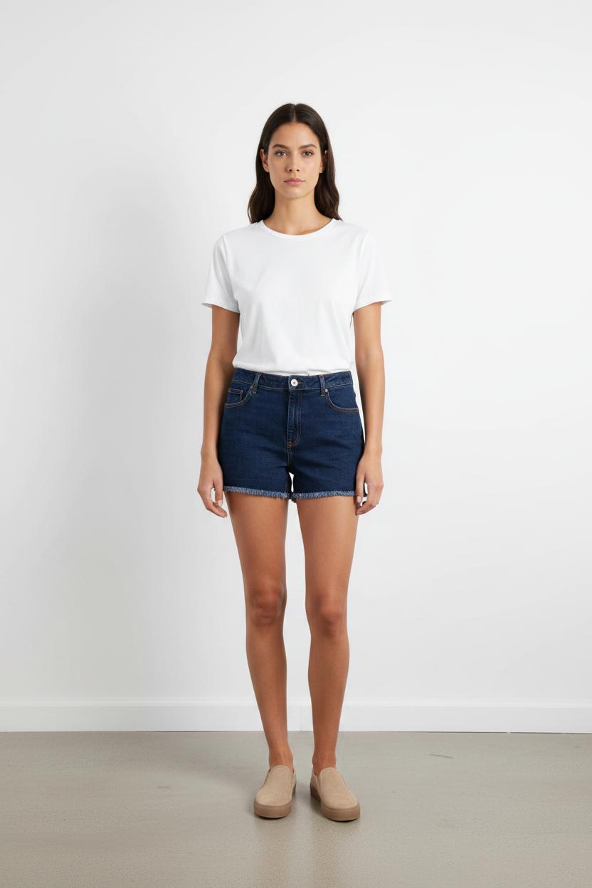 Short en Jean Bleu - Taille L/40