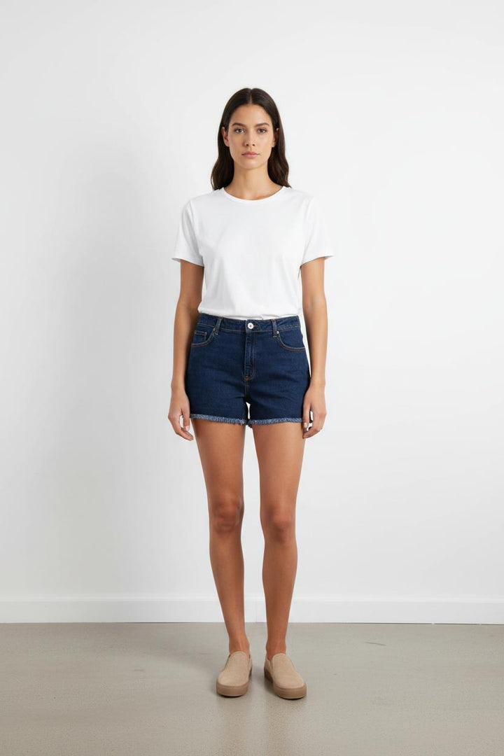 Short en Jean Bleu - Taille L/40