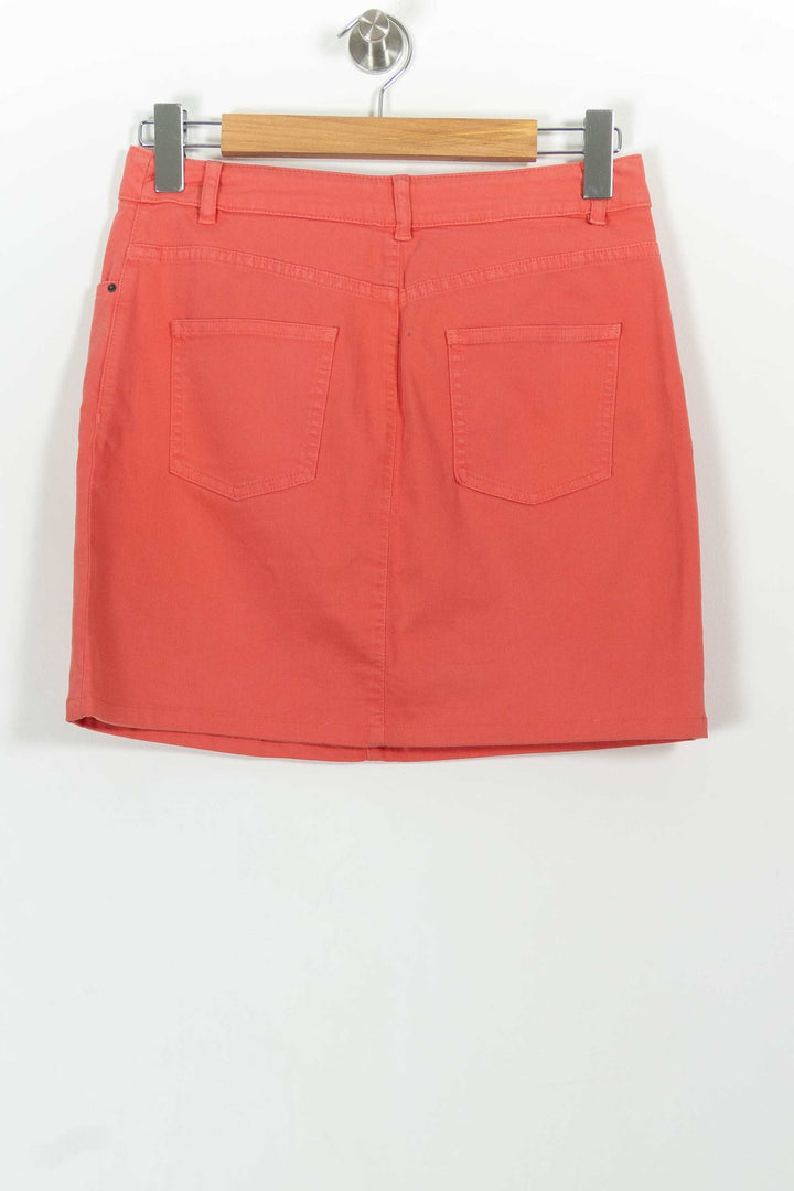 Jupe En Jean Rose - Taille M/38 de la marque Caroll | PARAD44555 - Vendu par Paradigme - Image 4