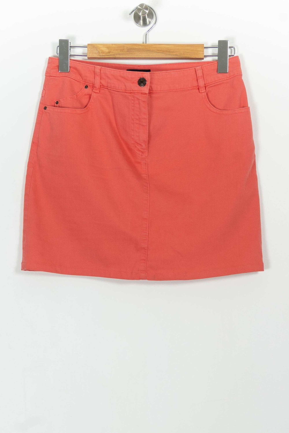 Jupe En Jean Rose - Taille M/38 de la marque Caroll | PARAD44555 - Vendu par Paradigme - Image 2