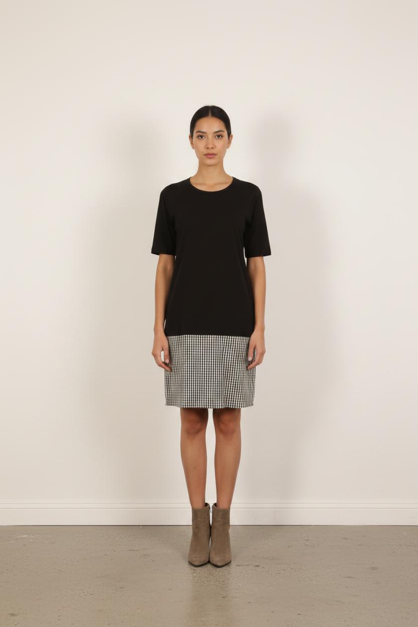 Robe Courte Noire et Blanche - Taille M/38