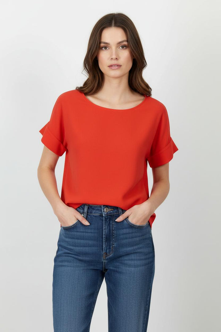 Blouse Orange - Taille M/38 de la marque Gerard Darel | PARAD44565 - Vendu par Paradigme - Image 1