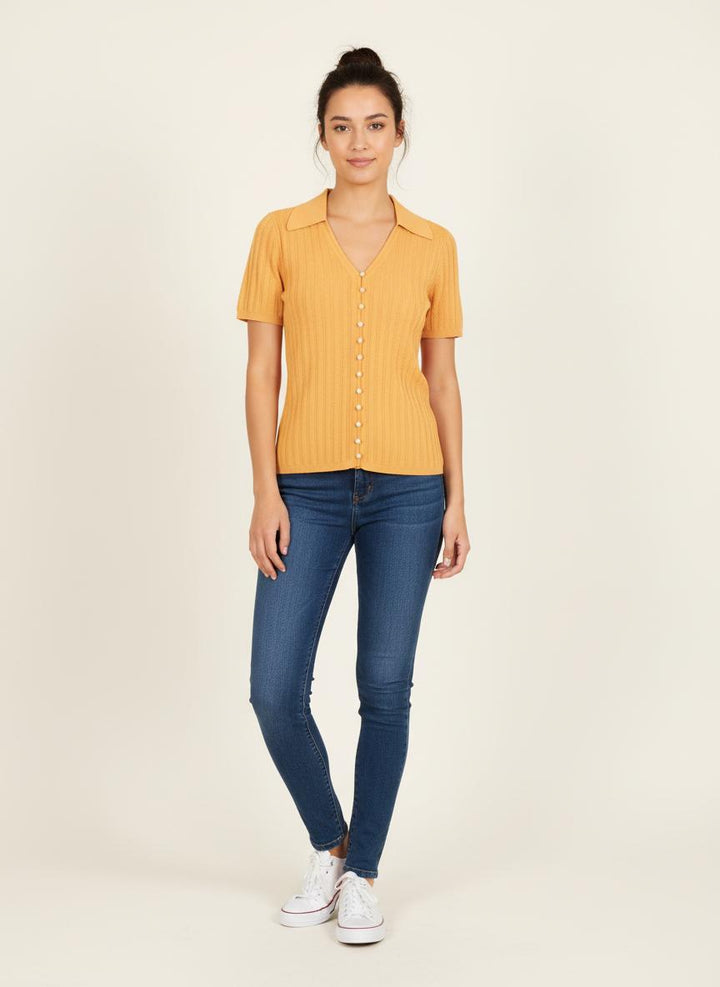 Cardigan Jaune - Taille S/36