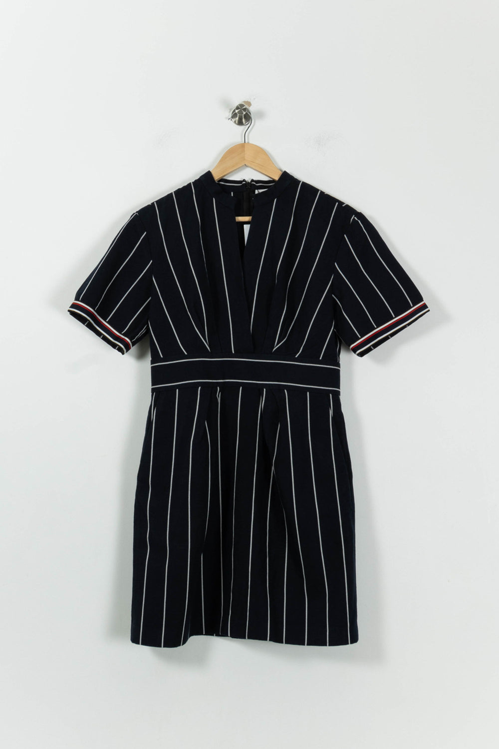 Robe Courte Noire et Blanche - Taille L/40 de la marque Sandro | PARAD44573 - Vendu par Paradigme - Image 2
