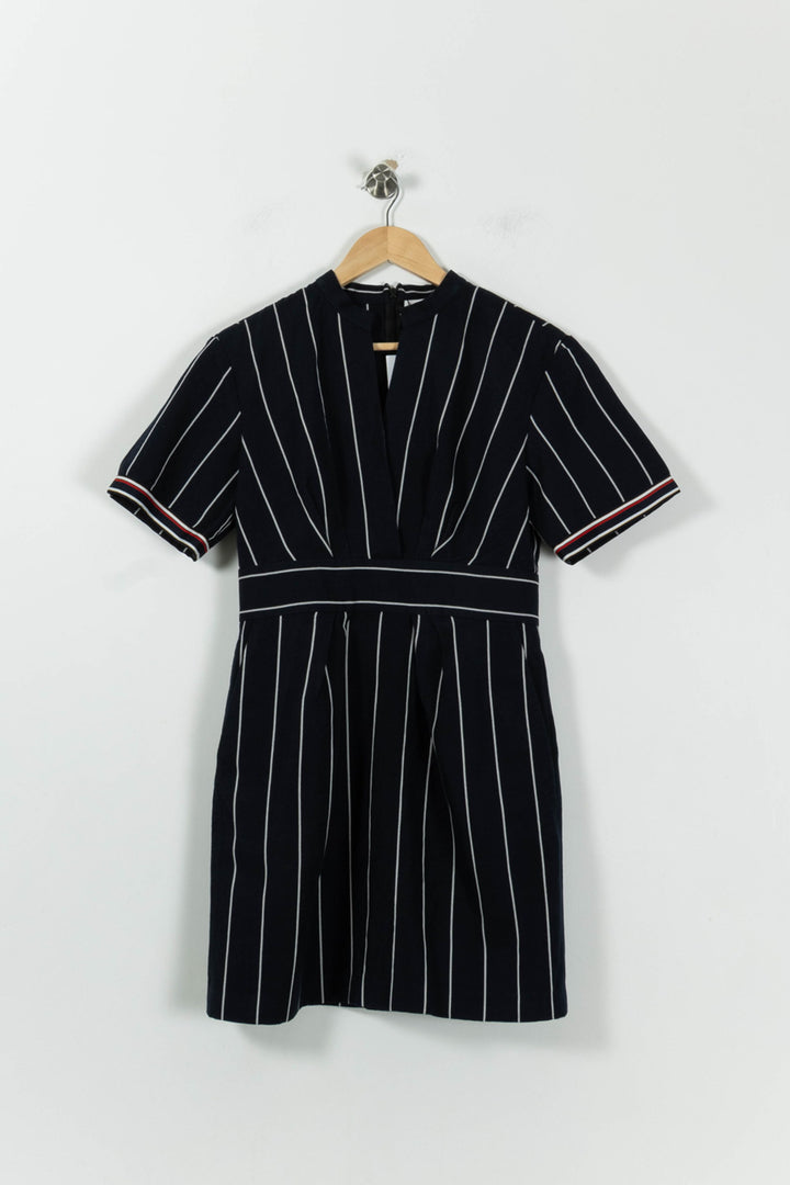 Robe Courte Noire et Blanche - Taille L/40 de la marque Sandro | PARAD44573 - Vendu par Paradigme - Image 2