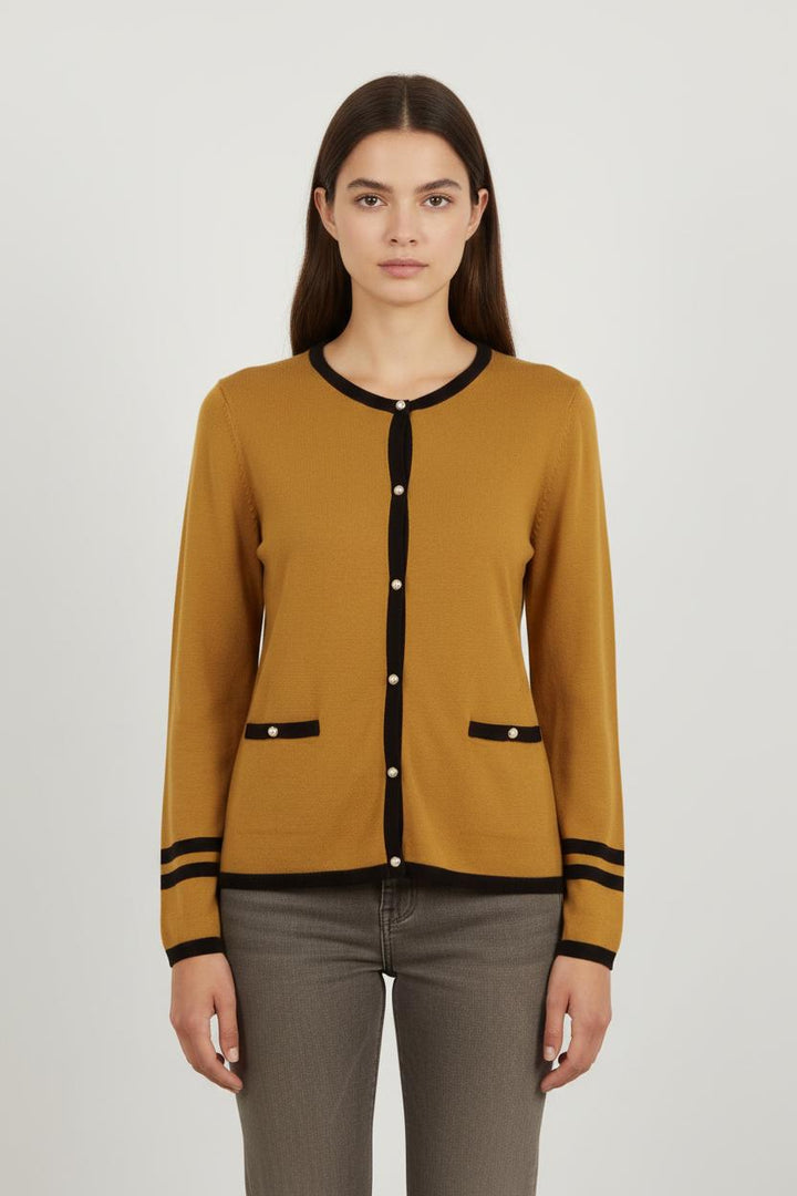 Cardigan Jaune et Noir - Taille M/38