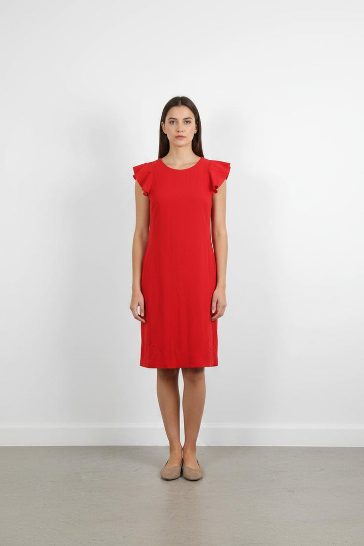 Robe Volantée Rouge - Taille L/40