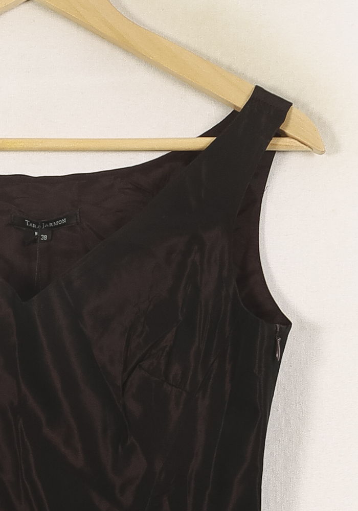 Robe Décolletée Noire - Taille M/38 de la marque Tara Jarmon | PARAD44592 - Vendu par Paradigme - Image 3