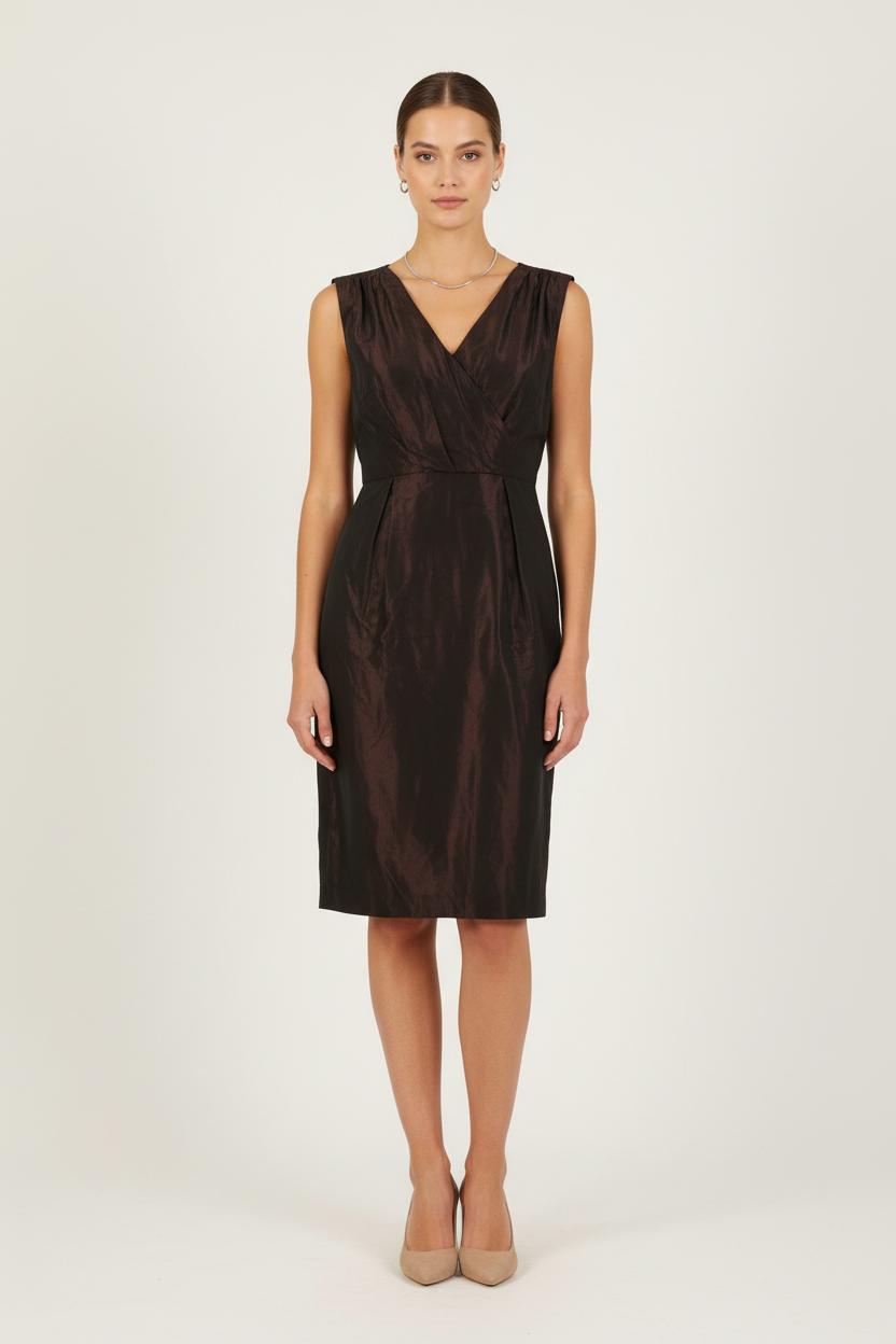 Robe Décolletée Noire - Taille M/38 de la marque Tara Jarmon | PARAD44592 - Vendu par Paradigme - Image 1
