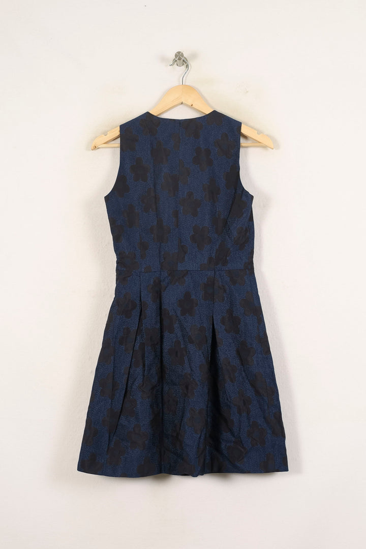 Robe Sans Manches Bleue et Noire - Taille M/38 de la marque Tara Jarmon | PARAD44594 - Vendu par Paradigme - Image 4