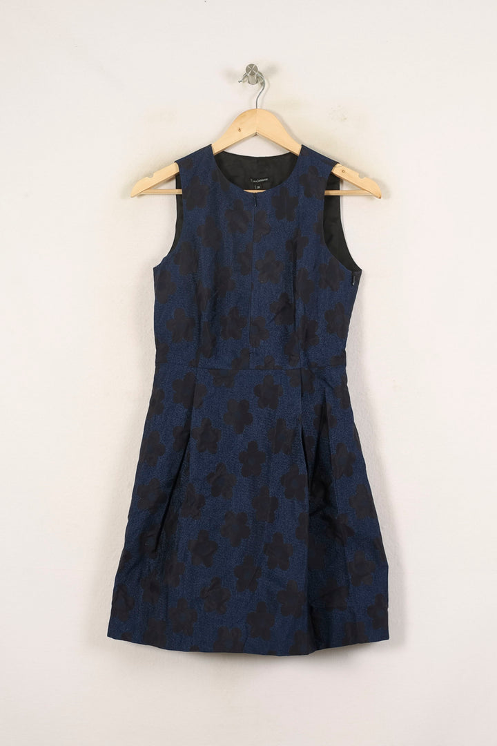 Robe Sans Manches Bleue et Noire - Taille M/38 de la marque Tara Jarmon | PARAD44594 - Vendu par Paradigme - Image 2