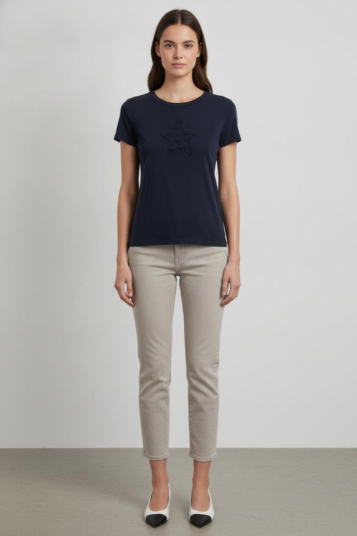 Tee-shirt Bleu - Taille M/38 de la marque Sud express | PARAD44601 - Vendu par Paradigme - Image 1