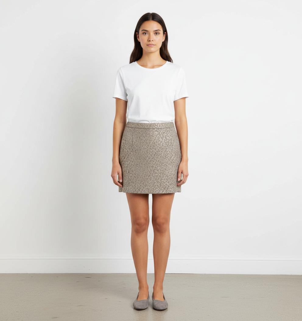 Jupe Courte Grise - Taille M/38