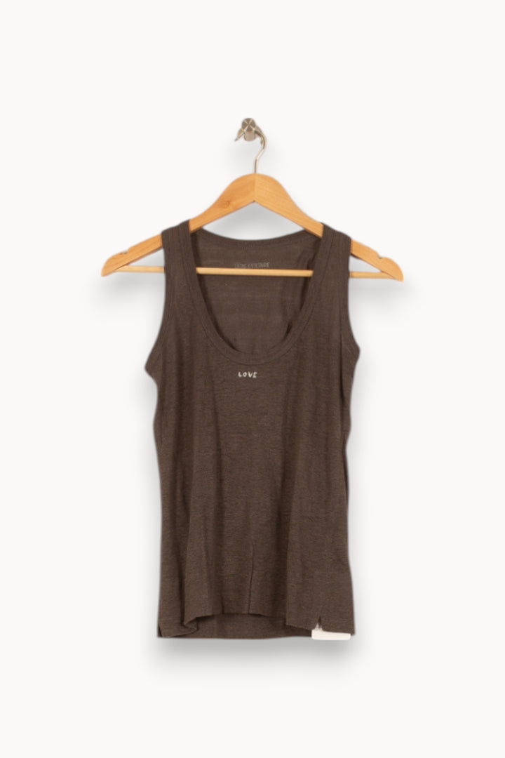 Débardeur Gris - Taille S/36 de la marque Zadig&Voltaire | PARAD44630 - Vendu par Paradigme - Image 2