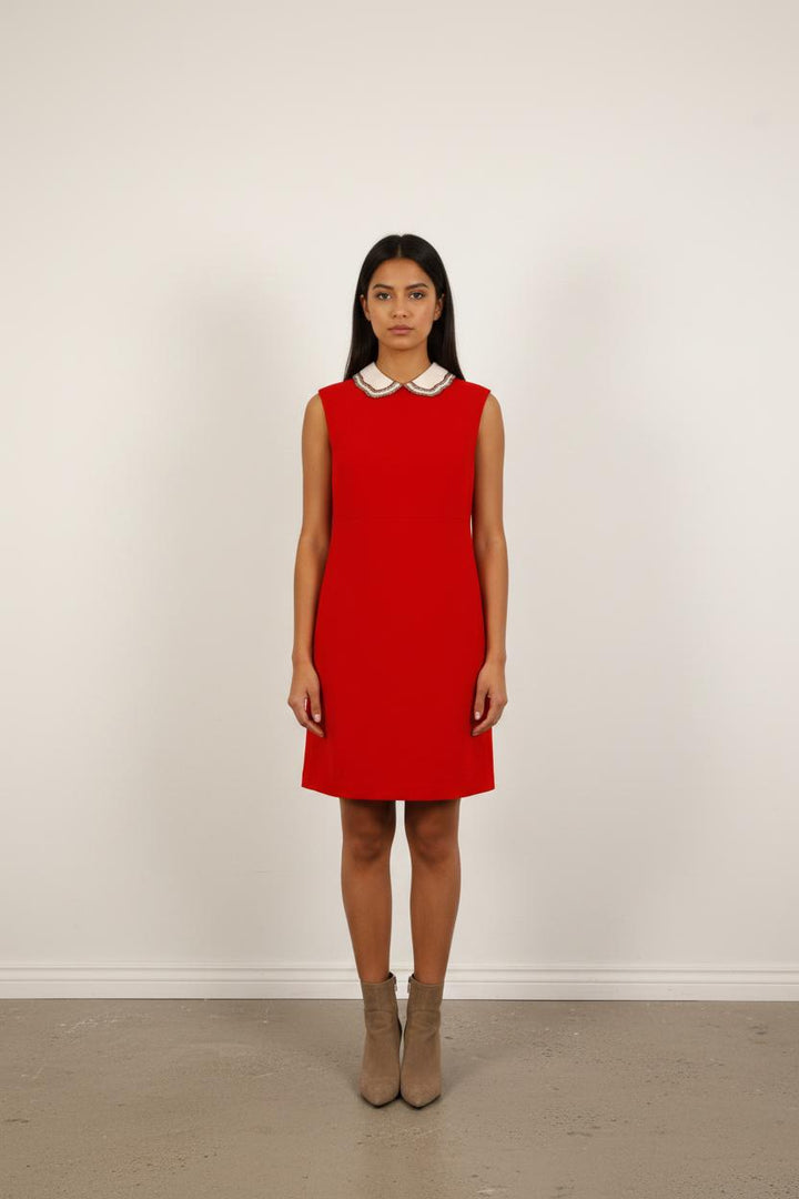 Robe Courte Rouge et Blanche - Taille S/36