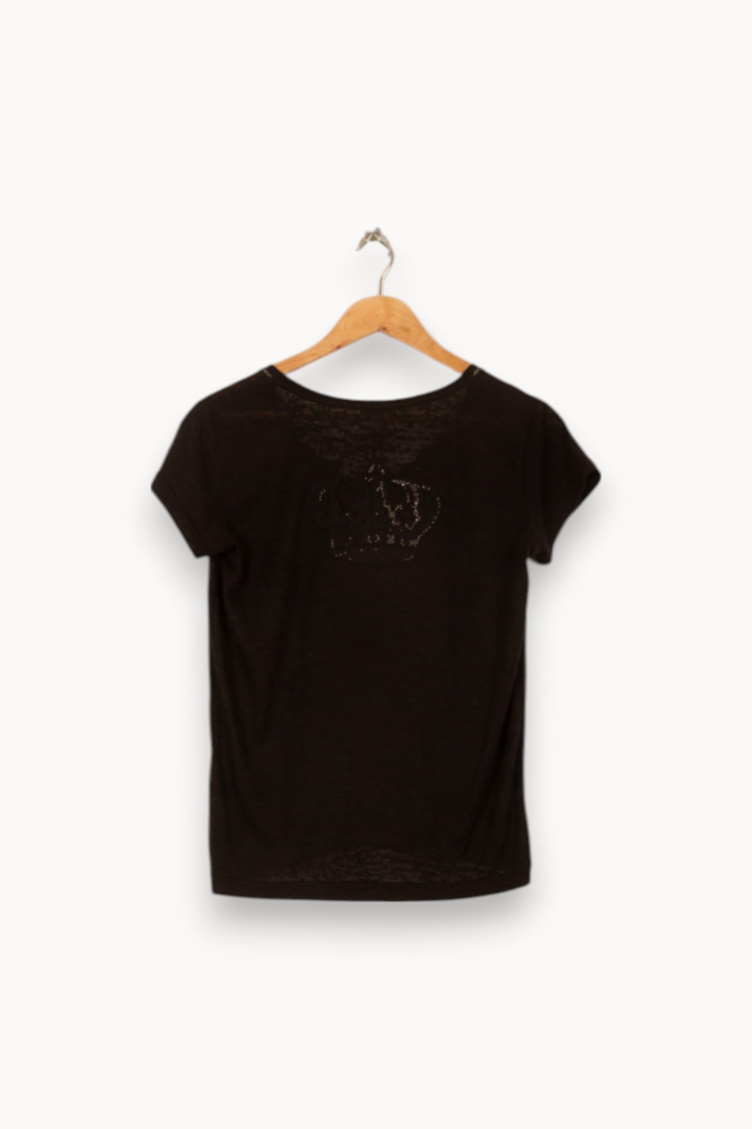 Tee-shirt Noir - Taille L/40 de la marque IKKS | PARAD44654 - Vendu par Paradigme - Image 4