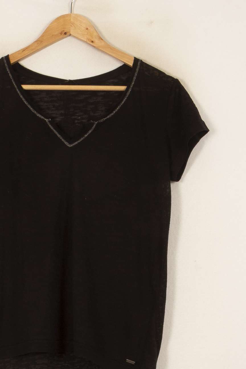 Tee-shirt Noir - Taille L/40 de la marque IKKS | PARAD44654 - Vendu par Paradigme - Image 3