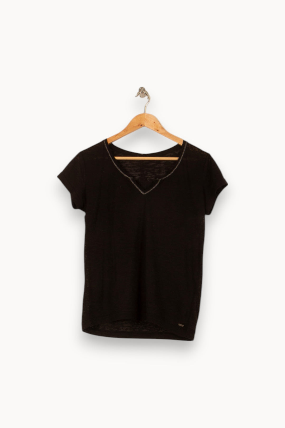 Tee-shirt Noir - Taille L/40 de la marque IKKS | PARAD44654 - Vendu par Paradigme - Image 2