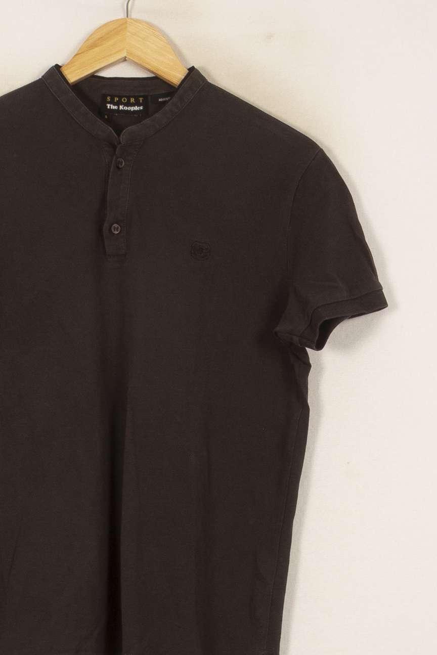 Polo Noir - Taille S/36 de la marque The Kooples - Sport | PARAD44668 - Vendu par Paradigme - Image 3