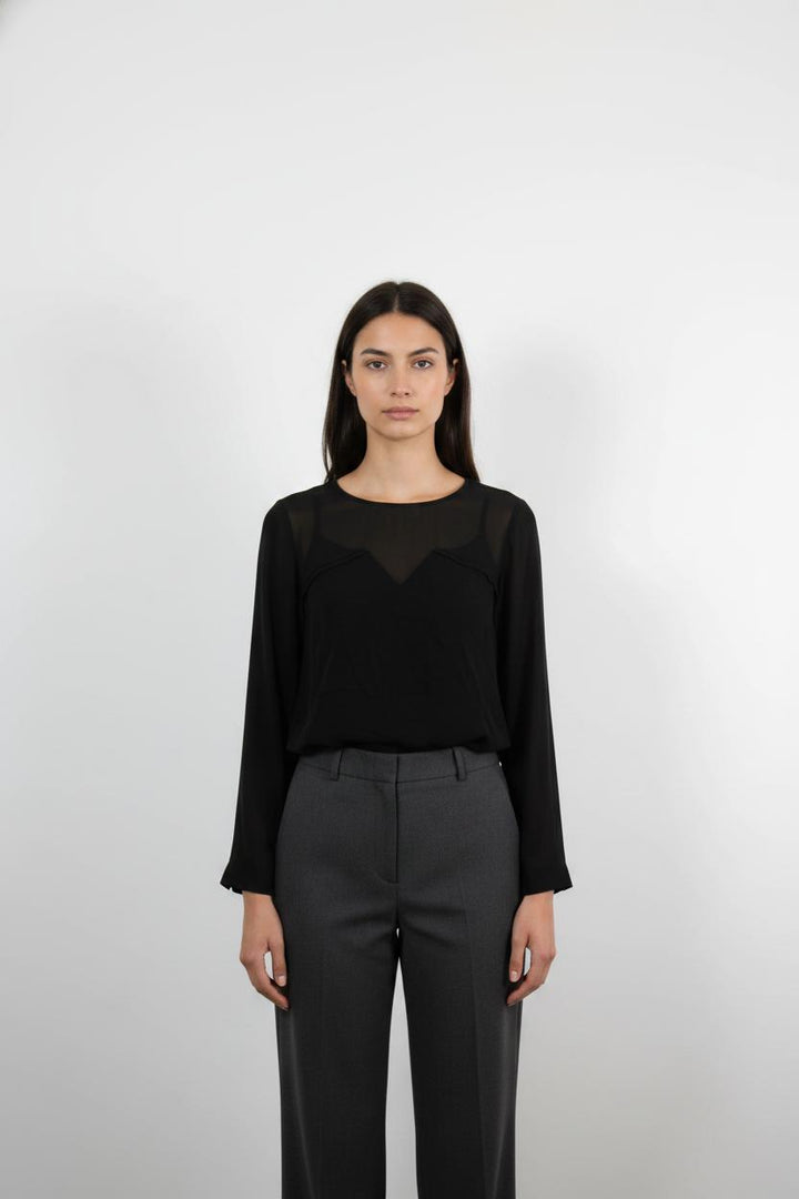 Blouse Noire - Taille M/38