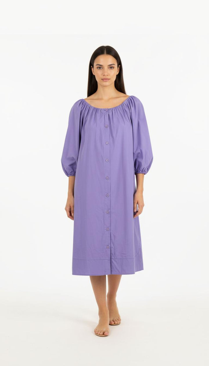 Robe Midi Violette - Taille S/36