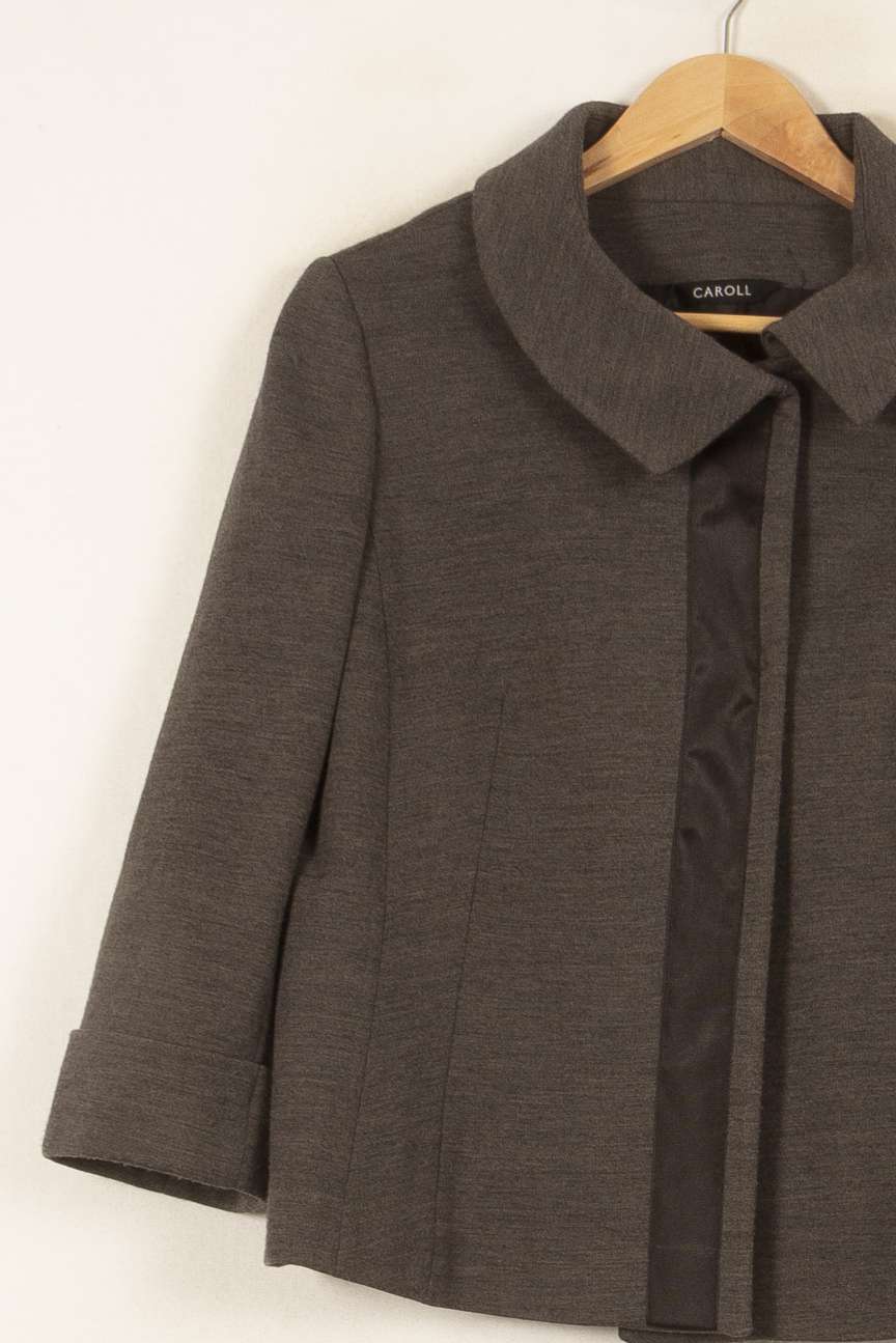 Veste Grise - Taille XXL/44 de la marque Caroll | PARAD44675 - Vendu par Paradigme - Image 3