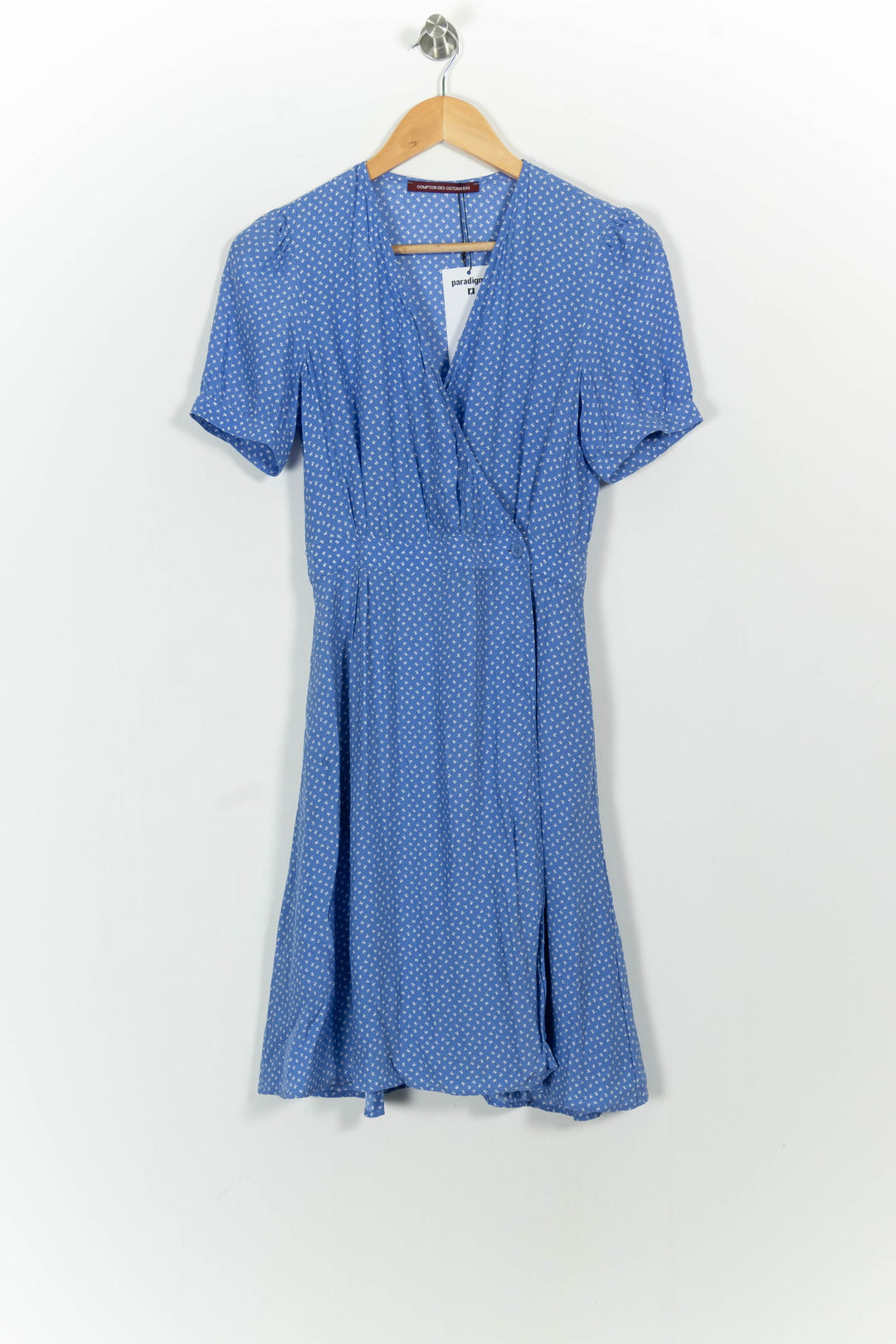 Robe Portefeuille Bleue - Taille XS/34 de la marque Comptoir des Cotonniers | PARAD44690 - Vendu par Paradigme - Image 2