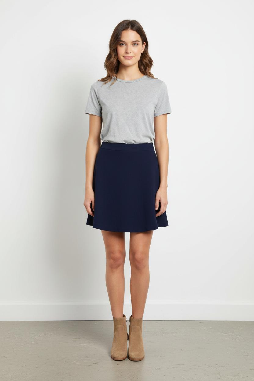 Jupe Trapèze Bleue - Taille XS/34 de la marque Sandro | PARAD44691 - Vendu par Paradigme - Image 1