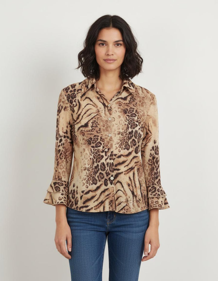 Chemise Beige et Marron - Taille M/38