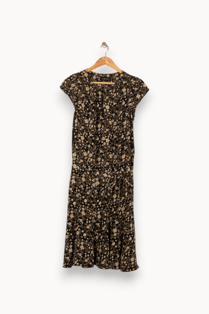 Robe Longue Noire et Beige - Taille S/36 de la marque Zadig&Voltaire | PARAD44704 - Vendu par Paradigme - Image 2