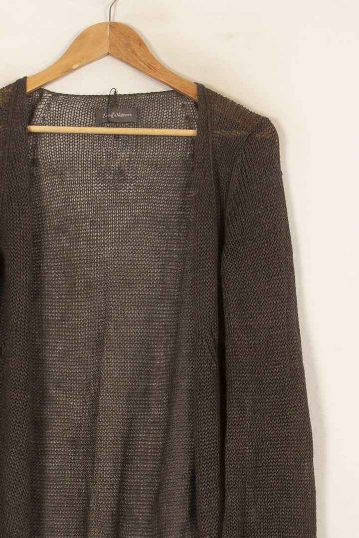 Cardigan Noir - Taille S/36 de la marque Zadig&Voltaire | PARAD44705 - Vendu par Paradigme - Image 3