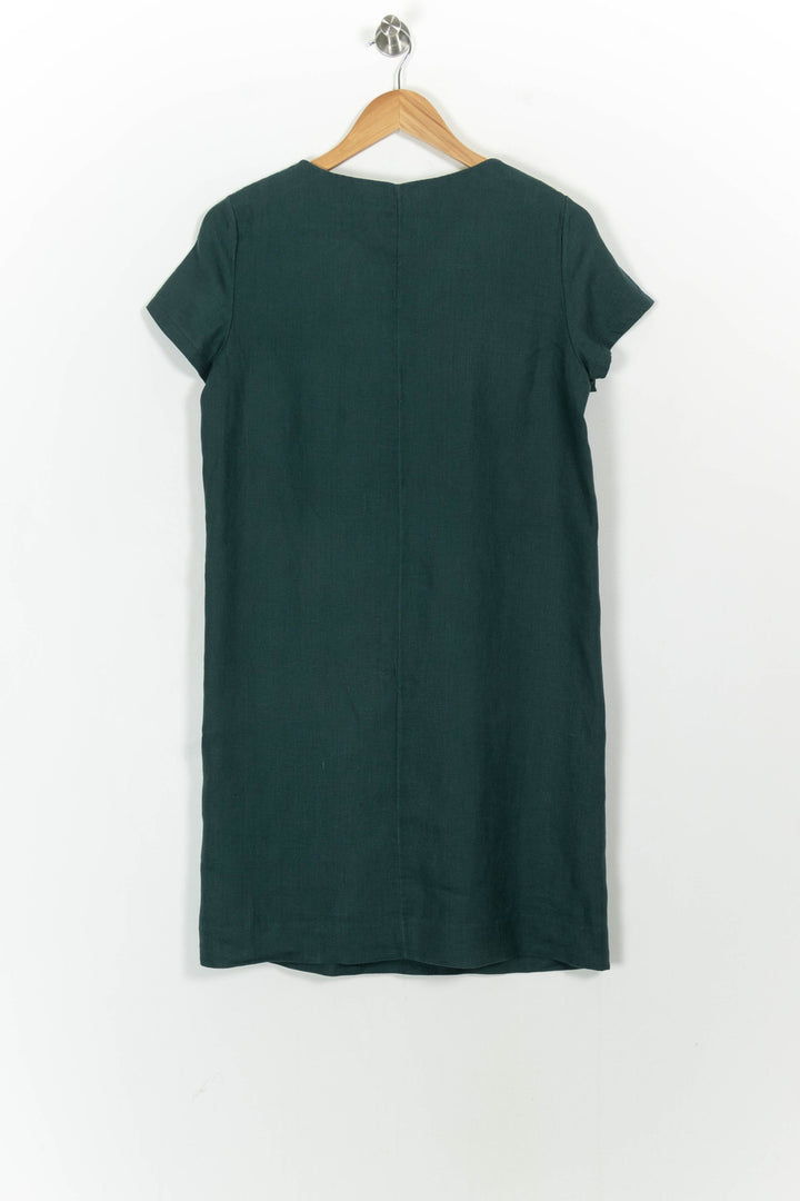 Robe Droite Verte - Taille M/38 de la marque Caroll | PARAD44720 - Vendu par Paradigme - Image 4