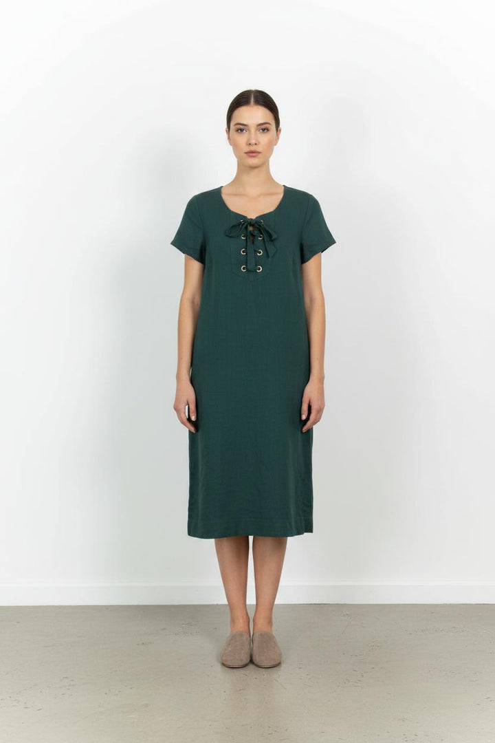 Robe Droite Verte - Taille M/38 de la marque Caroll | PARAD44720 - Vendu par Paradigme - Image 1