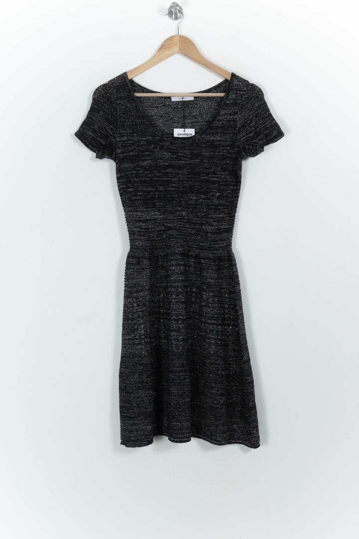 Robe Courte Noire - Taille S/36 de la marque ZAPA | PARAD44730 - Vendu par Paradigme - Image 2