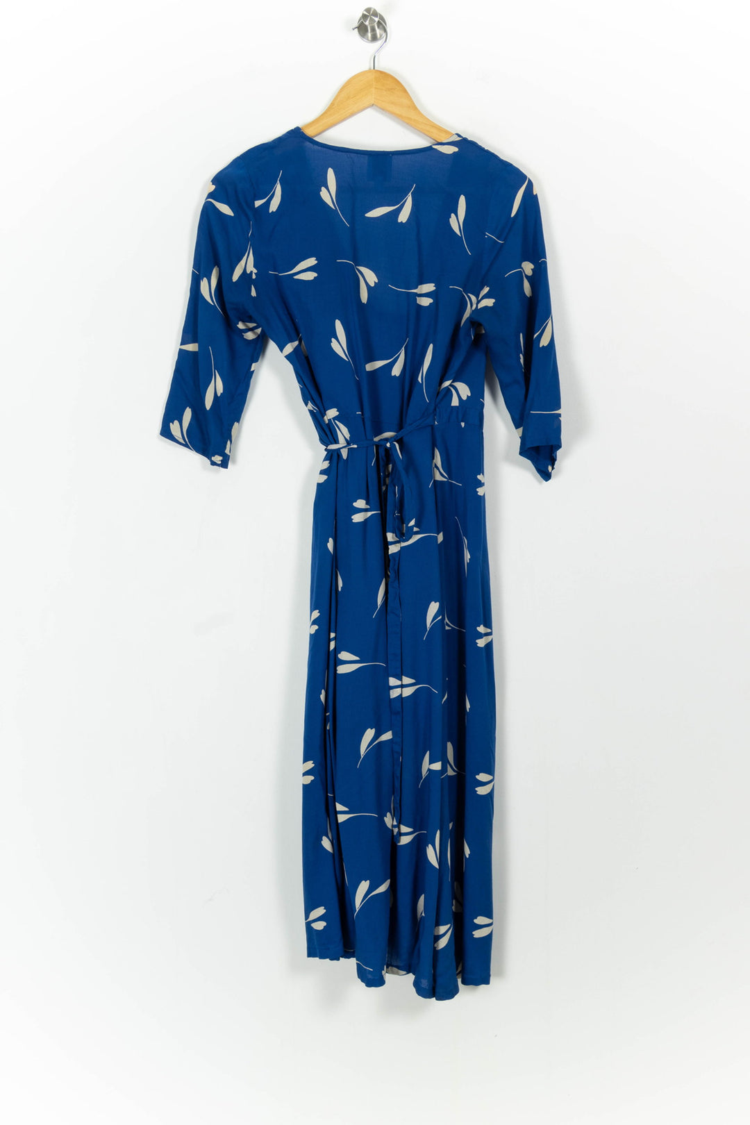 Robe Portefeuille Bleue et Blanche - Taille S/36 de la marque Petite Mendigote | PARAD44735 - Vendu par Paradigme - Image 4