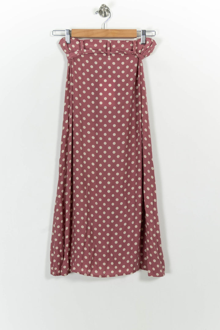 Jupe Midi Rose et Blanche - Taille M/38 de la marque Petite Mendigote | PARAD44736 - Vendu par Paradigme - Image 4