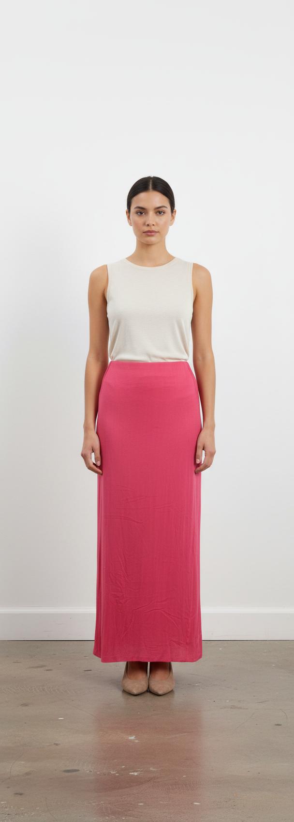 Jupe Longue Rose - Taille S/36