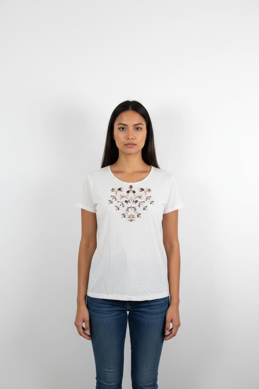 Tee-shirt Blanc - Taille XS/34