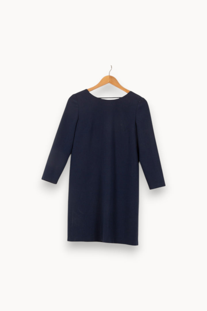 Robe Droite Bleue - Taille S/36 de la marque ba&sh | PARAD44748 - Vendu par Paradigme - Image 2